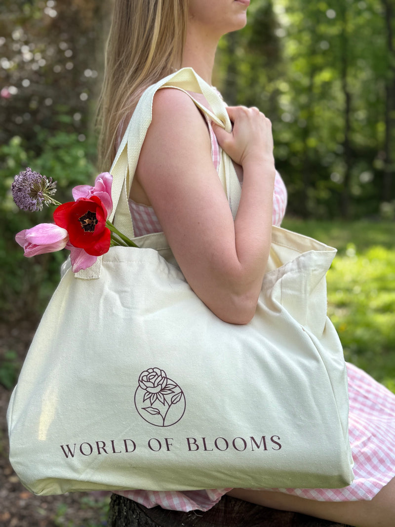 World of Blooms Tote Bag